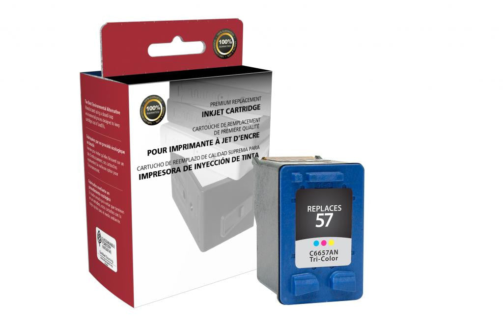 Tri-Color Ink Cartridge for HP C6657AN (HP 57)