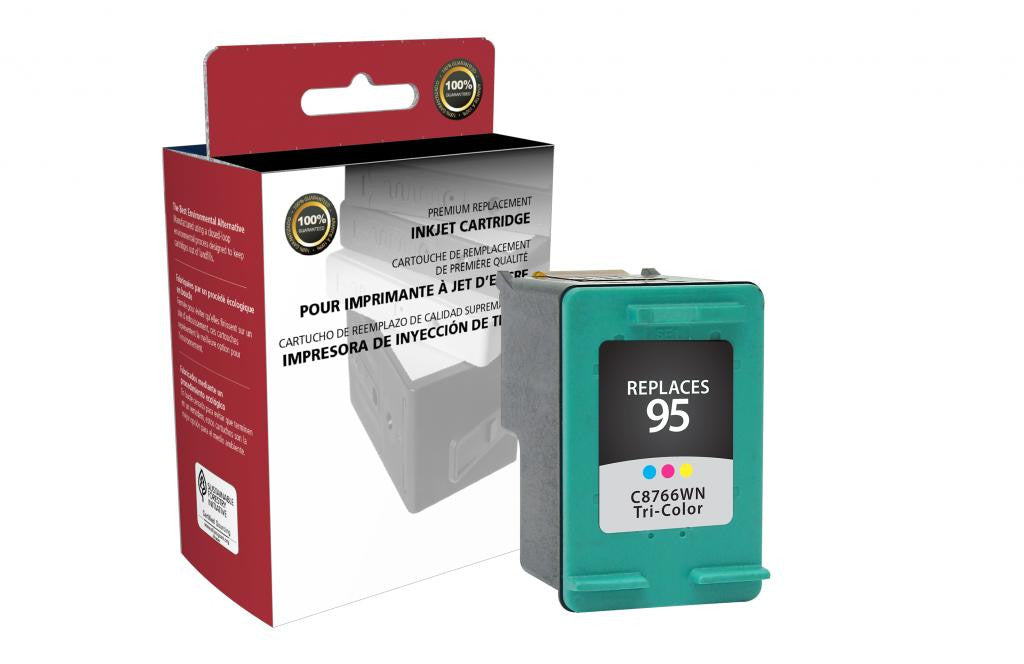 Tri-Color Ink Cartridge for HP C8766WN (HP 95)