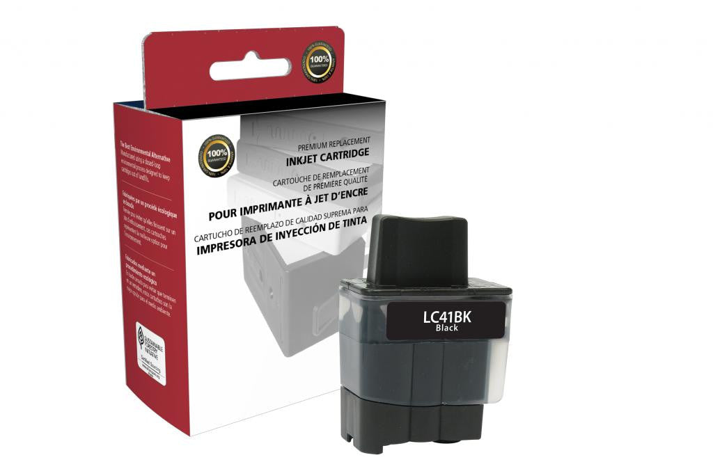 Black Ink Cartridge for Brother LC41