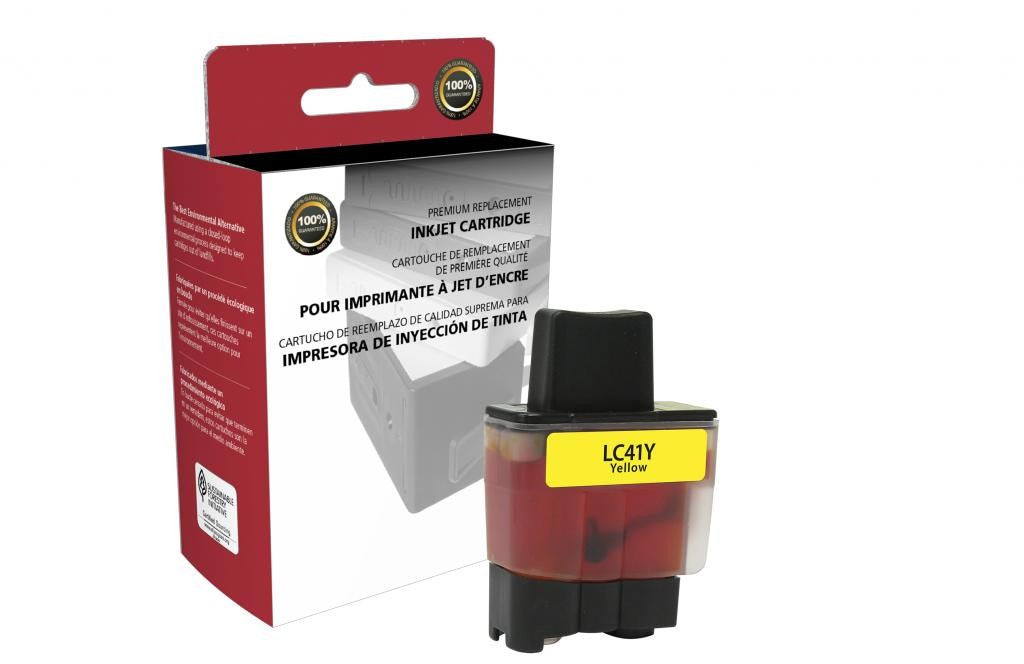 Yellow Ink Cartridge for Brother LC41