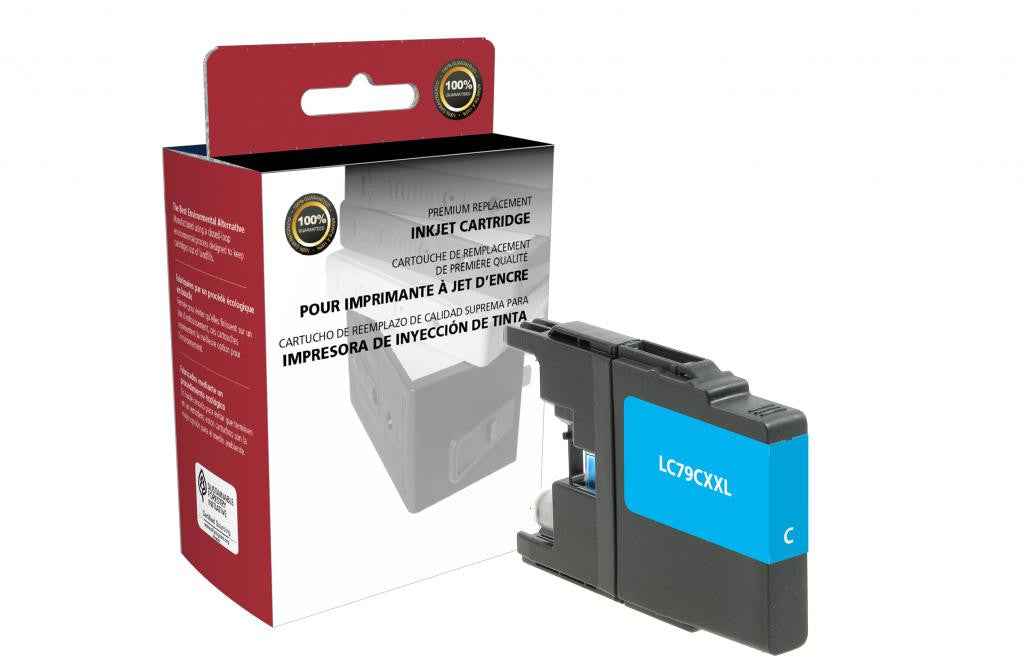 Extra High Yield Cyan Ink Cartridge for Brother LC79