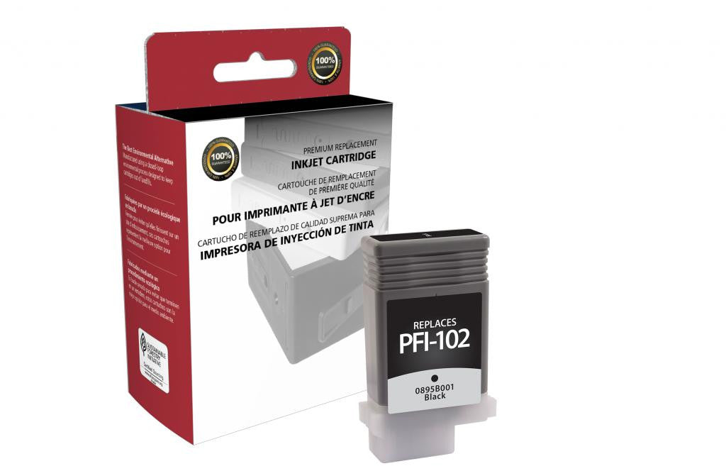 Black Ink Cartridge for Canon PFI-102