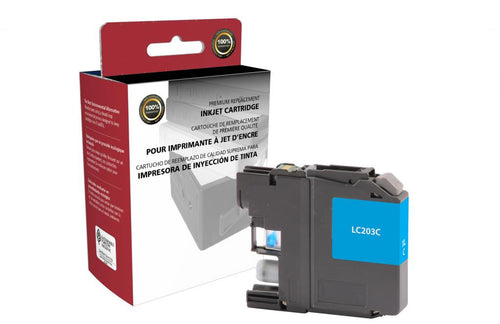 High Yield Cyan Ink Cartridge for Brother LC203