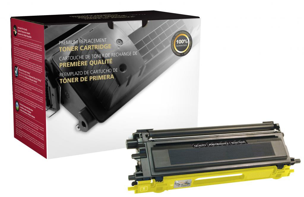 Yellow Toner Cartridge for Brother TN110